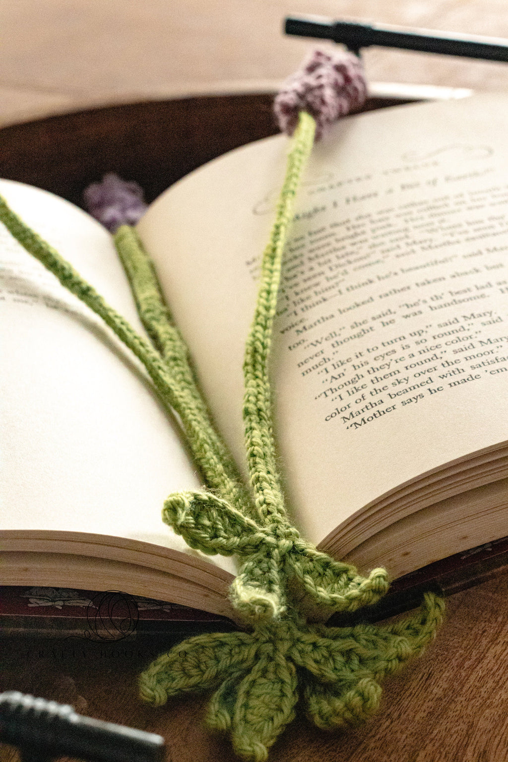 Lavender Bookmark, Crochet Bookmark, Lavender Crochet Bookmark