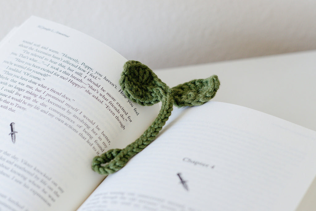Leaf Sprout Bookmark & Cable Tie