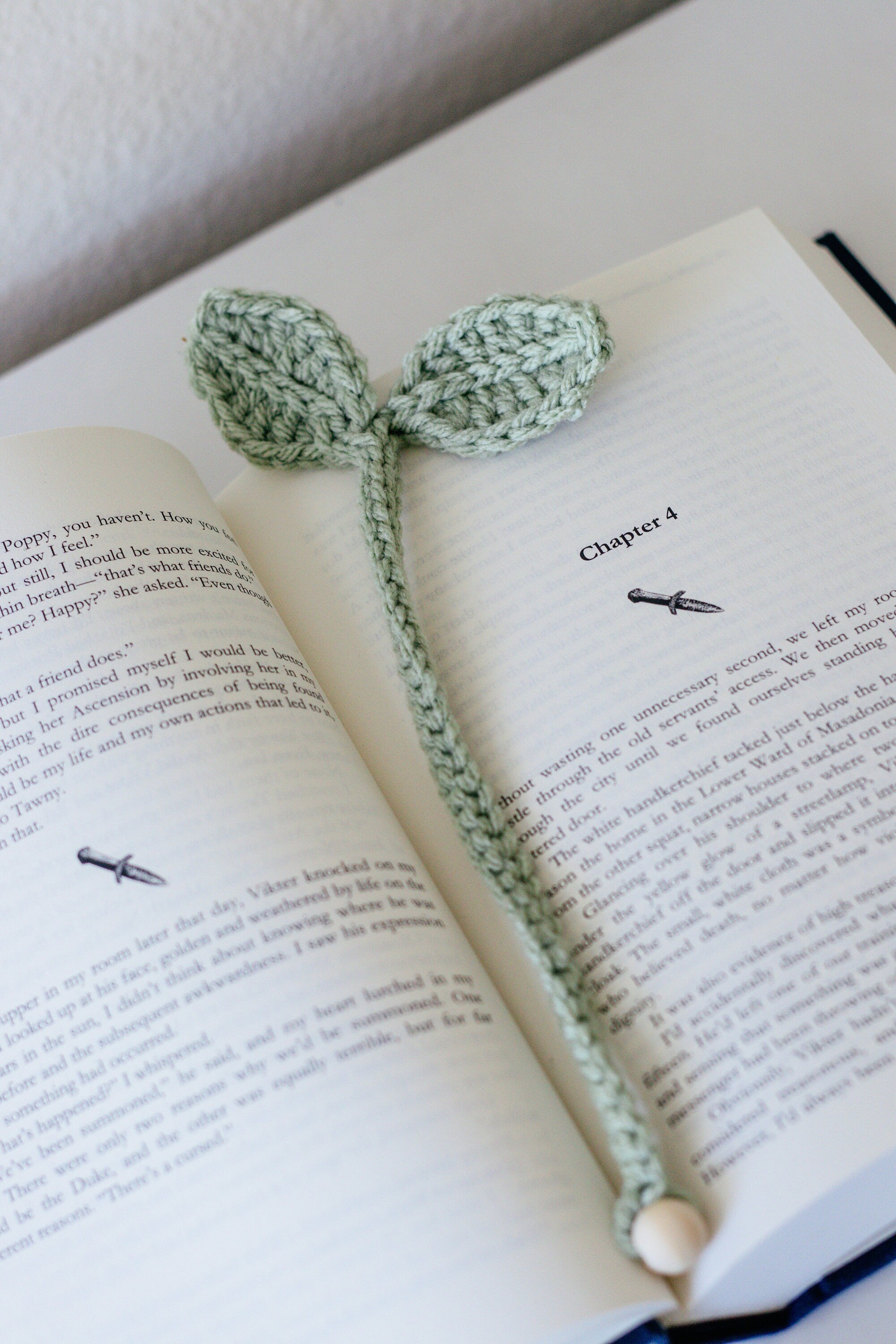 Leaf Sprout Bookmark & Cable Tie