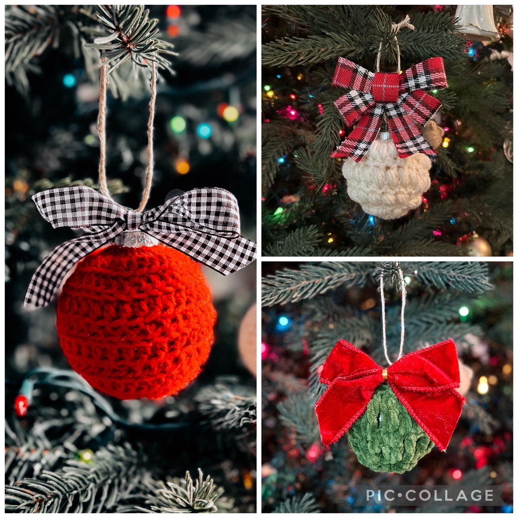 Crochet Glass Ornament