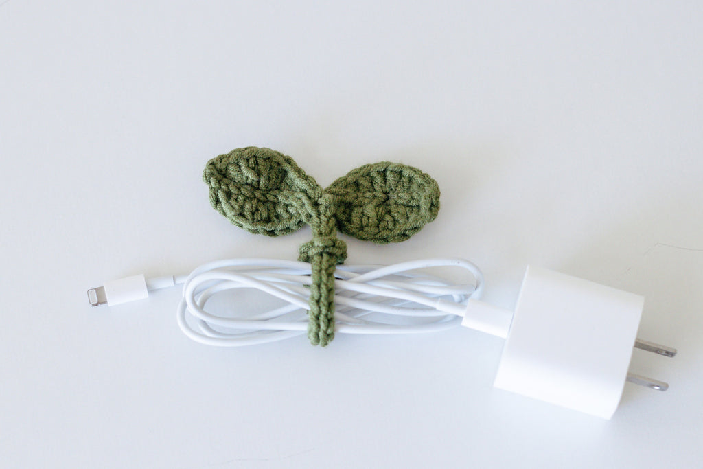 Leaf Sprout Bookmark & Cable Tie