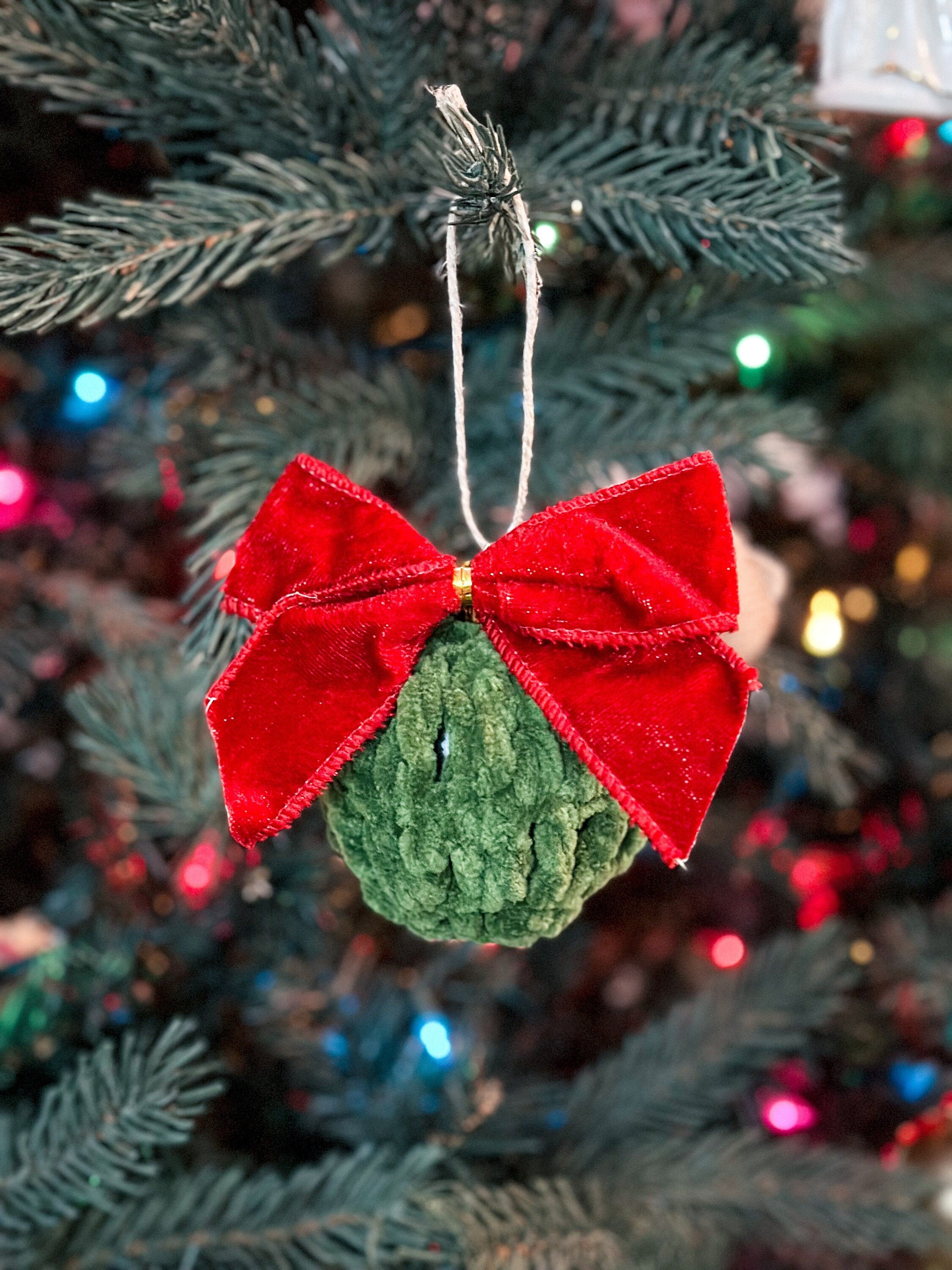 Crochet Glass Ornament